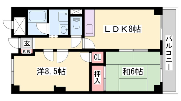 東二見駅 徒歩9分 3階の物件間取画像